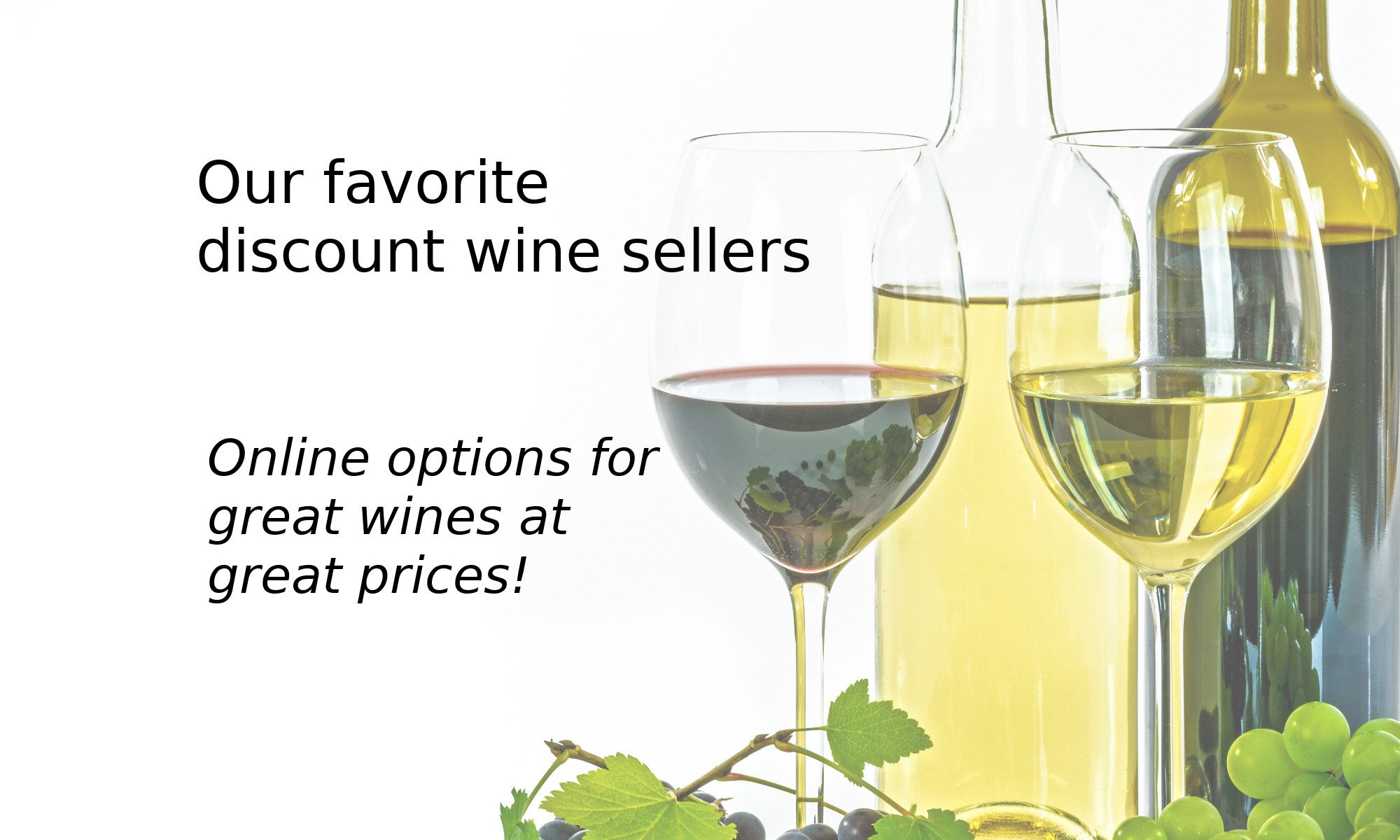 Discount Wine sellers online options